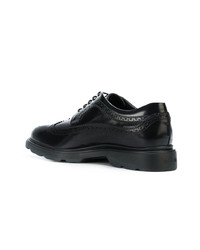 Chaussures derby en cuir noires Hogan