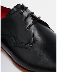 Chaussures derby en cuir noires Jeffery West