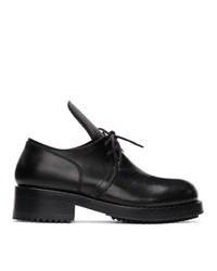 Chaussures derby en cuir noires Raf Simons