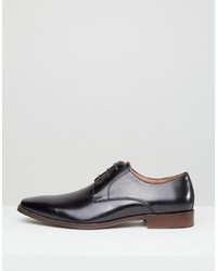 Chaussures derby en cuir noires Dune