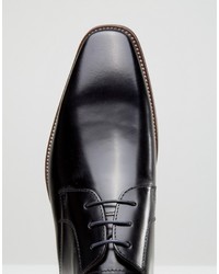 Chaussures derby en cuir noires Dune