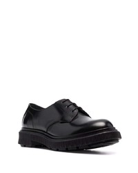 Chaussures derby en cuir noires Adieu Paris