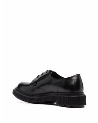 Chaussures derby en cuir noires Adieu Paris