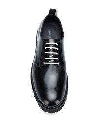 Chaussures derby en cuir noires Low Brand