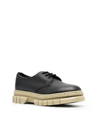 Chaussures derby en cuir noires Dr. Martens