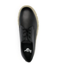 Chaussures derby en cuir noires Dr. Martens