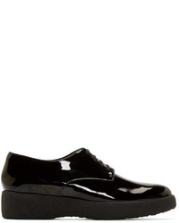 Chaussures derby en cuir noires Robert Clergerie