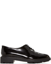 Chaussures derby en cuir noires Robert Clergerie