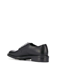 Chaussures derby en cuir noires Scarosso