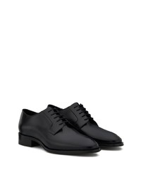 Chaussures derby en cuir noires Giuseppe Zanotti