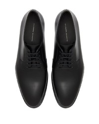 Chaussures derby en cuir noires Giuseppe Zanotti