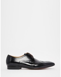 Chaussures derby en cuir noires