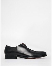 Chaussures derby en cuir noires