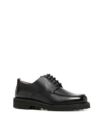 Chaussures derby en cuir noires Bally