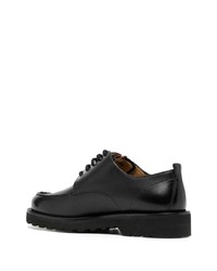 Chaussures derby en cuir noires Bally