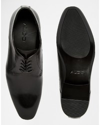 Chaussures derby en cuir noires Aldo