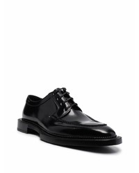 Chaussures derby en cuir noires Bally