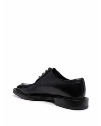 Chaussures derby en cuir noires Bally