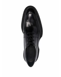 Chaussures derby en cuir noires Bally