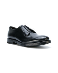 Chaussures derby en cuir noires Henderson Baracco