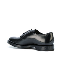 Chaussures derby en cuir noires Henderson Baracco