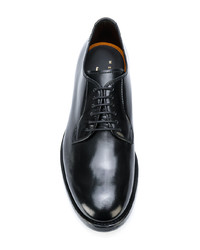 Chaussures derby en cuir noires Henderson Baracco