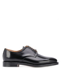 Chaussures derby en cuir noires Sandro Paris