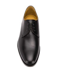 Chaussures derby en cuir noires Scarosso