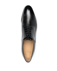 Chaussures derby en cuir noires Bally