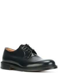 Chaussures derby en cuir noires Church's