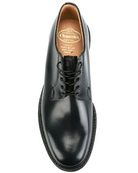 Chaussures derby en cuir noires Church's