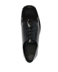 Chaussures derby en cuir noires Stefan Cooke