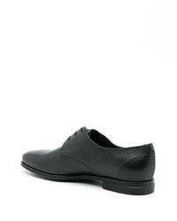 Chaussures derby en cuir noires Salvatore Ferragamo