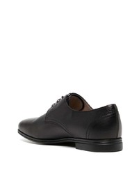 Chaussures derby en cuir noires Salvatore Ferragamo