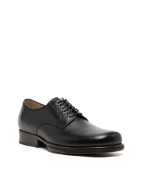 Chaussures derby en cuir noires Lemaire