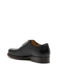 Chaussures derby en cuir noires Lemaire