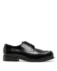 Chaussures derby en cuir noires Stefan Cooke