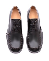 Chaussures derby en cuir noires JW Anderson