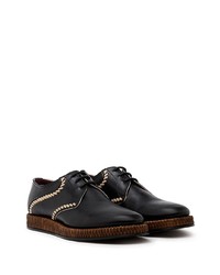 Chaussures derby en cuir noires Dolce & Gabbana