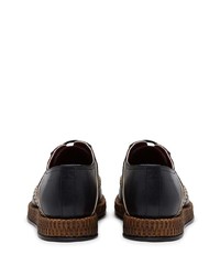 Chaussures derby en cuir noires Dolce & Gabbana