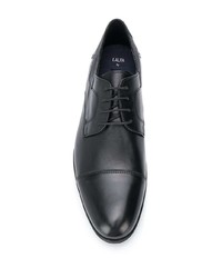 Chaussures derby en cuir noires Lloyd