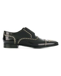 Chaussures derby en cuir noires Dolce & Gabbana