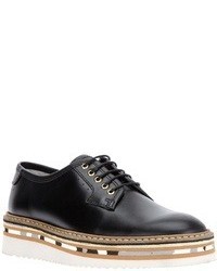 Chaussures derby en cuir noires Swear