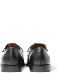 Chaussures derby en cuir noires Givenchy