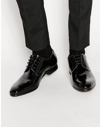 Chaussures derby en cuir noires Ted Baker