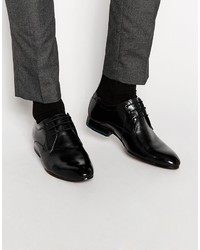 Chaussures derby en cuir noires Ted Baker