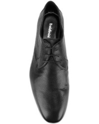 Chaussures derby en cuir noires Baldinini