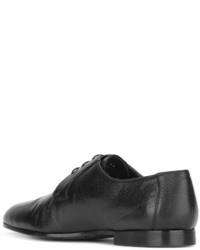 Chaussures derby en cuir noires Baldinini