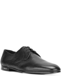 Chaussures derby en cuir noires Baldinini