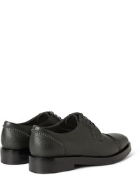 Chaussures derby en cuir noires Lanvin